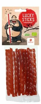 Lucky Sticks, Erdbeere, Veganer Fruchtgummi