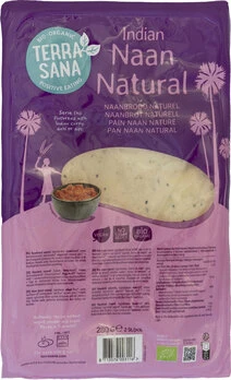 Indisches Naan Naturell