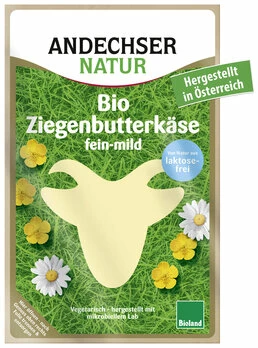 Bio Ziegenbutterkäse 48% Scheiben -Seasoning Geschaft 271666 158121