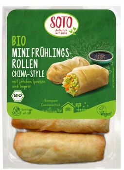 Bio Mini Frühlingsrollen China-Style 1 Bio Mini Frühlingsrollen China-Style