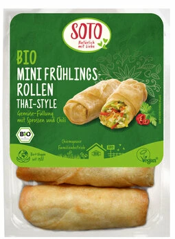 Bio Mini Frühlingsrollen Thai-Style 1 Bio Mini Frühlingsrollen Thai-Style