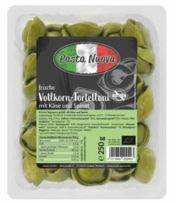 Frische Vollkorn-Tortelloni Mit Käse Und Spinat