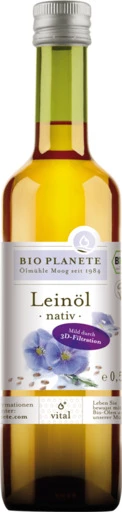 Leinöl Nativ (3D-Filtration)