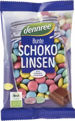 Bunte Schokolinsen
