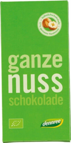 Vollmilchschokolade Mit Ganzen Haselnüssen