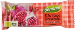 Fruchtschnitte Rote Traube-Granatapfel