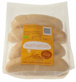 Baguette Brötchen, 4 Stück