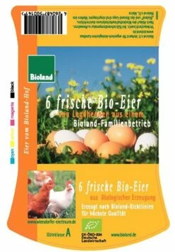 Wiersdorf 6 Eier Größe L